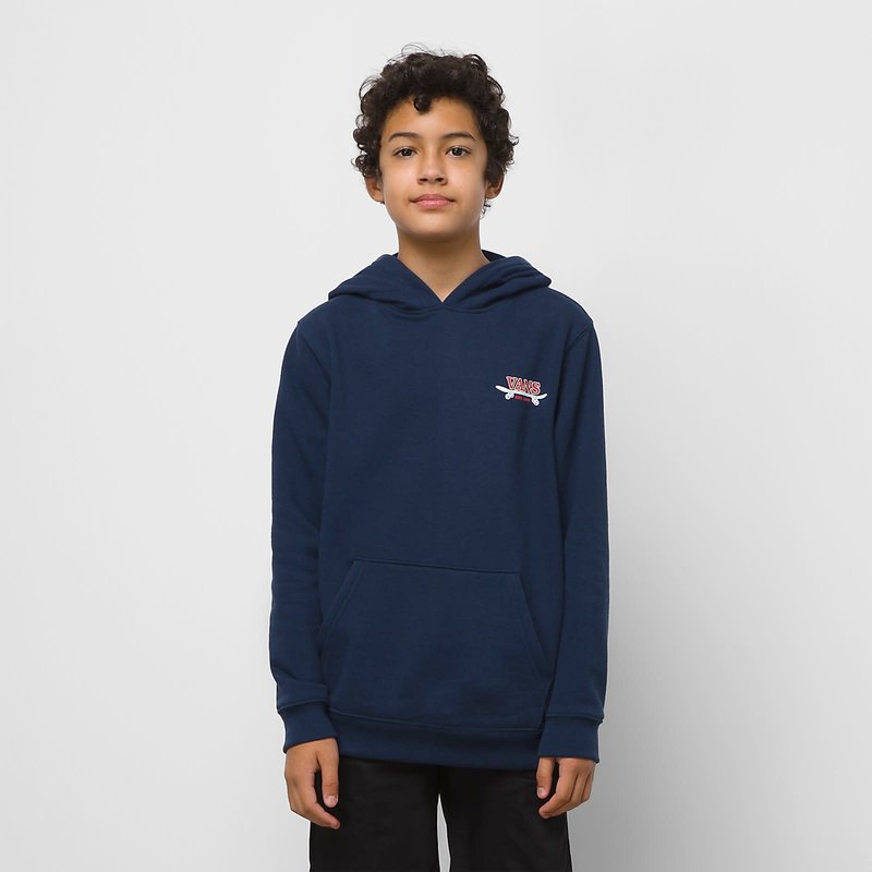 Vans Kids Sk8 Lock Up Hoodie - Dress Blues