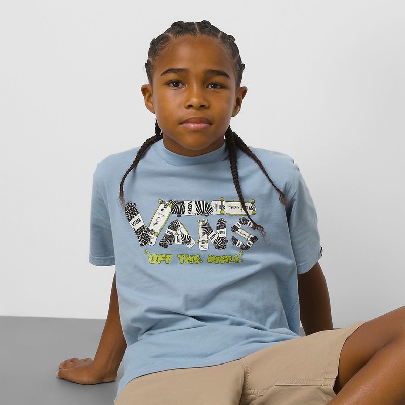 Vans Kids Grip Art T-Shirt - Ashley Blue