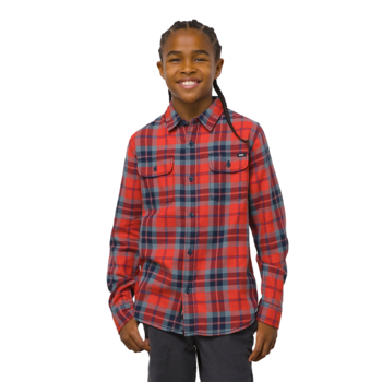 Vans Kids Sycamore Chemise Boutonnée En Flanelle - Lave Fondue