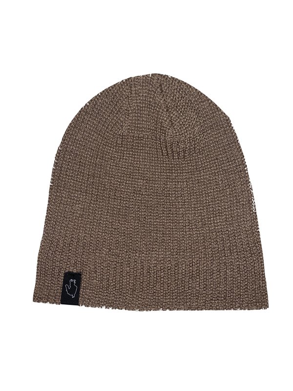 Palm Isle Perrier Junior Ribbed Beanie - Clay