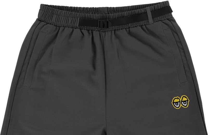 Krooked Eyes Ripstop Pant - Charcoal/Yellow