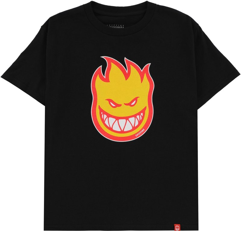 Spitfire Youth Bighead Fill T-Shirt - Black/Gold/Red