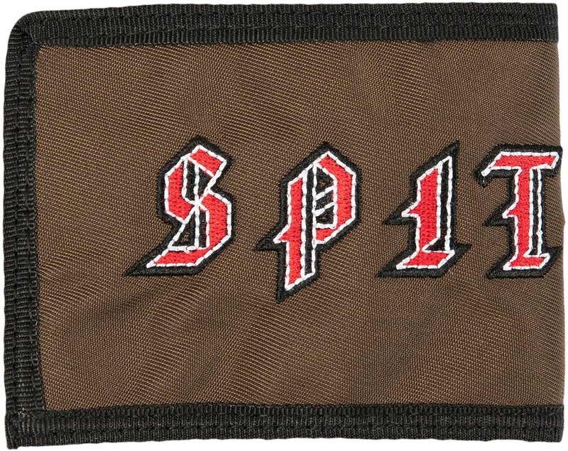 Spitfire Old E Bi-Fold Wallet - Brown/Black/Red