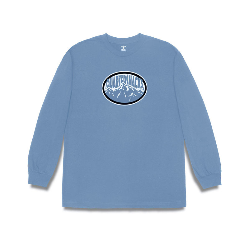 Quartersnacks Mountain Longsleeve Tee - Harbor Blue