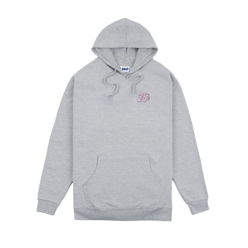 Classic Grip x Quartersnacks Bussdown Hoody - Heather Grey