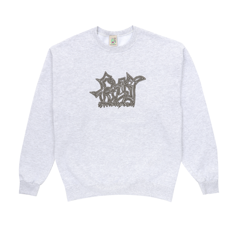 Frog Screw Crewneck - Ash