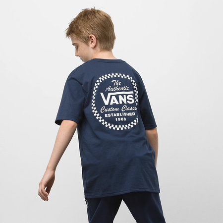 Vans Boys Custom Classic T-Shirt - Dress Blue