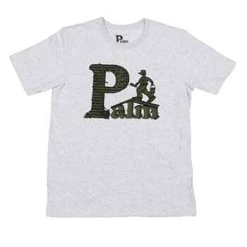 Palm Isle T-Shirt Hugo B. Painter - Gris Cendré