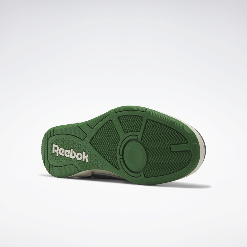 Reebok BB 4000 II - Blanc Classique/Gris Pur 7/Vert Glacial