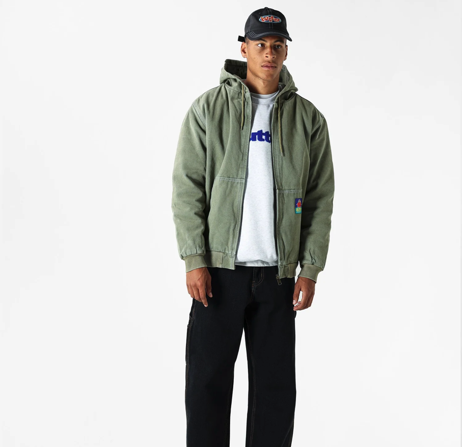 Butter Goods Heavy Weight Canvas Work Jacket - Fern