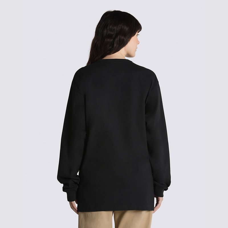 Vans Off The Wall Classic Long Sleeve Shirt - Black