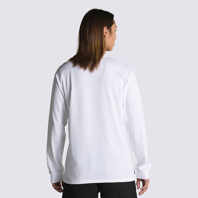 Vans Off The Wall Classic Long Sleeve Shirt - White