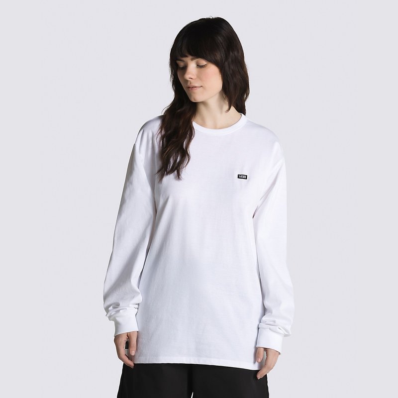 Vans Off The Wall Classic Long Sleeve Shirt - White