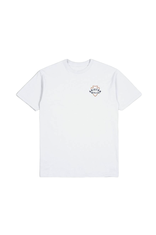 Brixton Cleburne T-shirt Standard M/C - Blanc