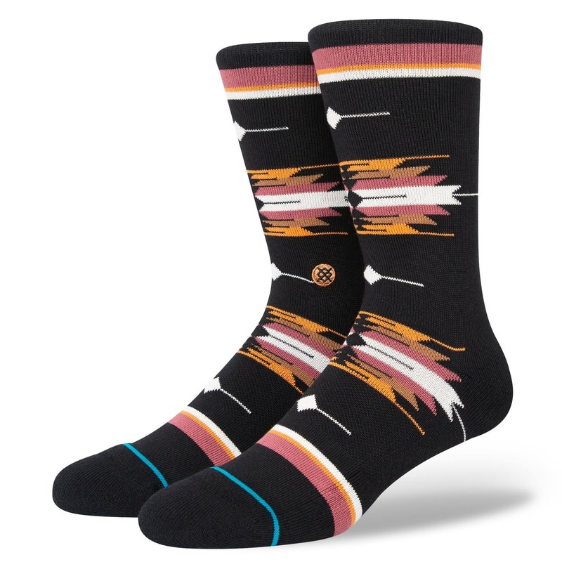 Stance Icon Quarter Socks (Large, Black) at  Men's Clothing store