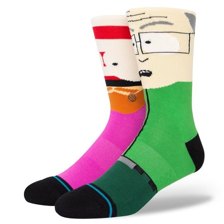 Stance South Park Mr. Garrison Crew Socks - Green