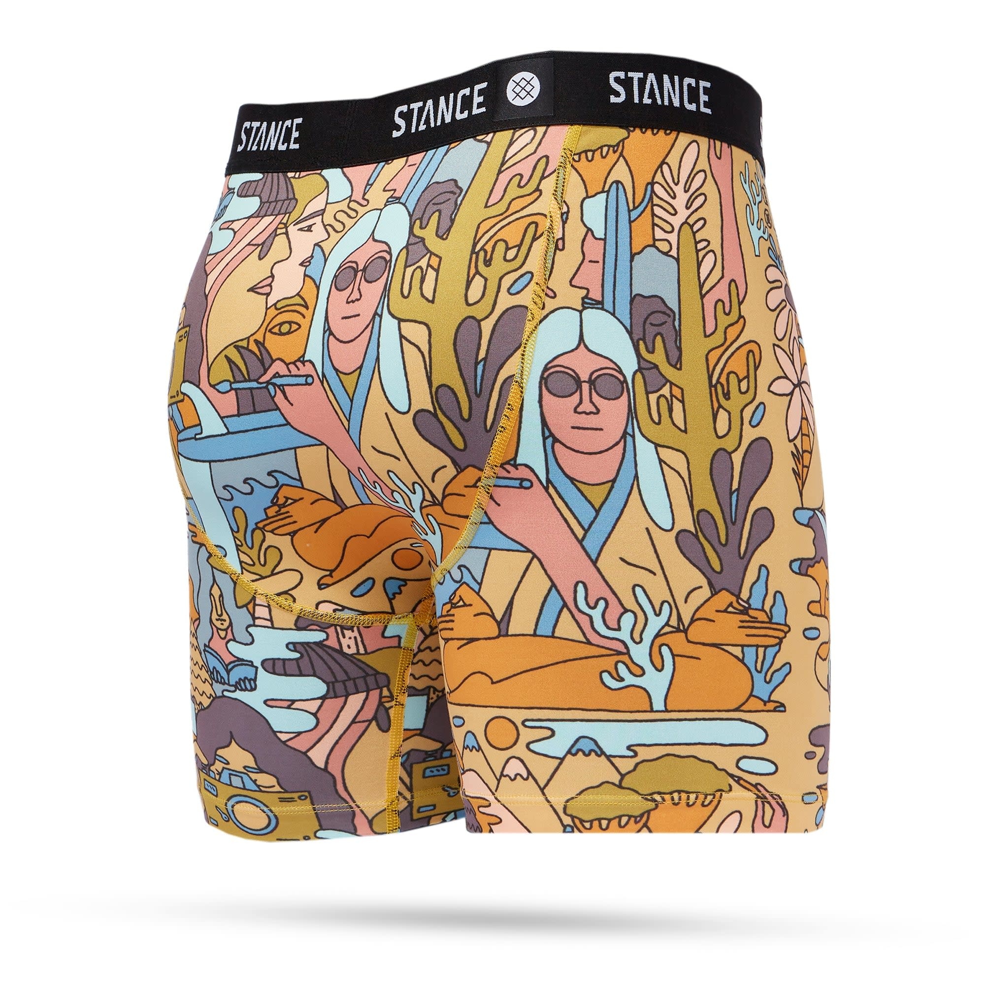 Stance Calication Boxer Brief - Brown - Palm Isle Skate Shop