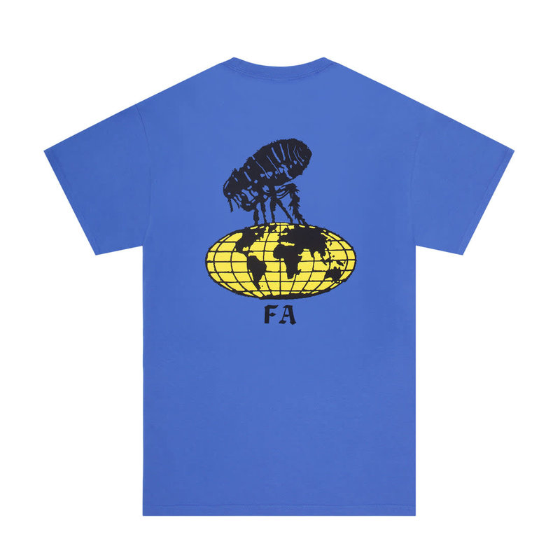 Fucking Awesome Flea The World T-Shirt - Flo Bleu
