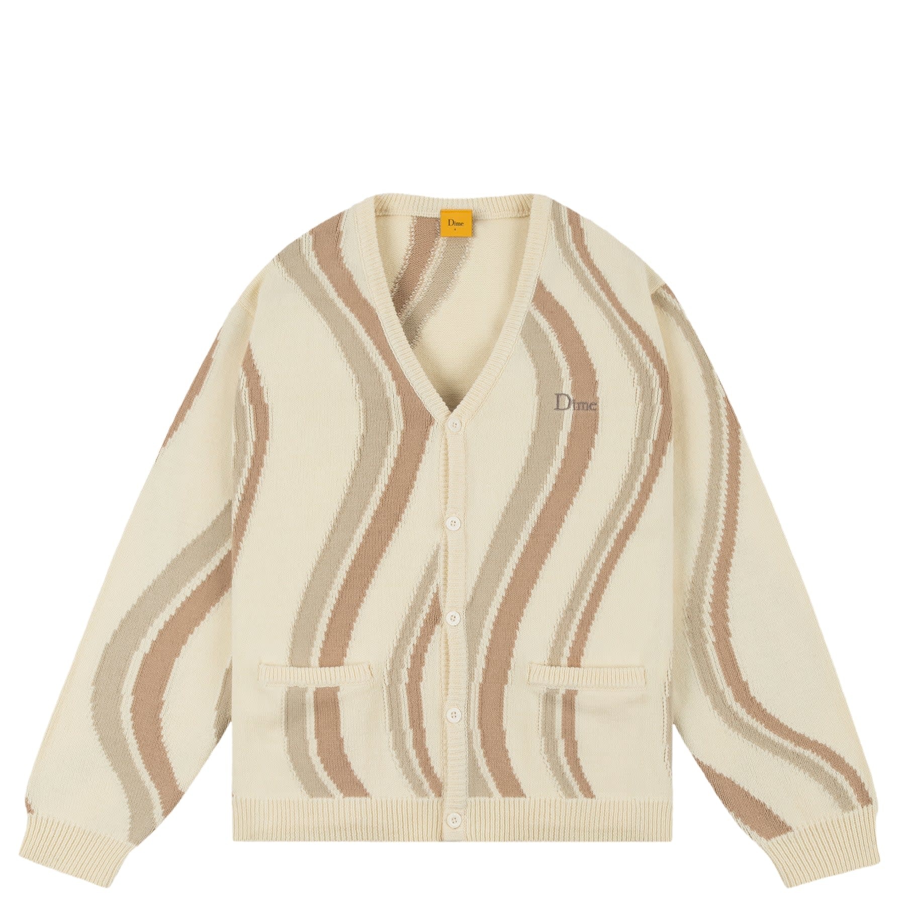 Dime Lightwave Knit Cardigan - Cream