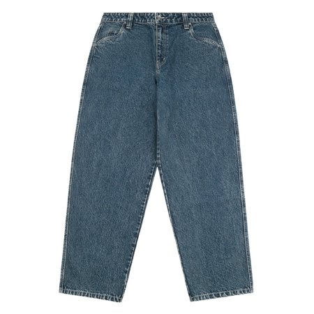 Dime Baggy Denim Pants - Stone Washed