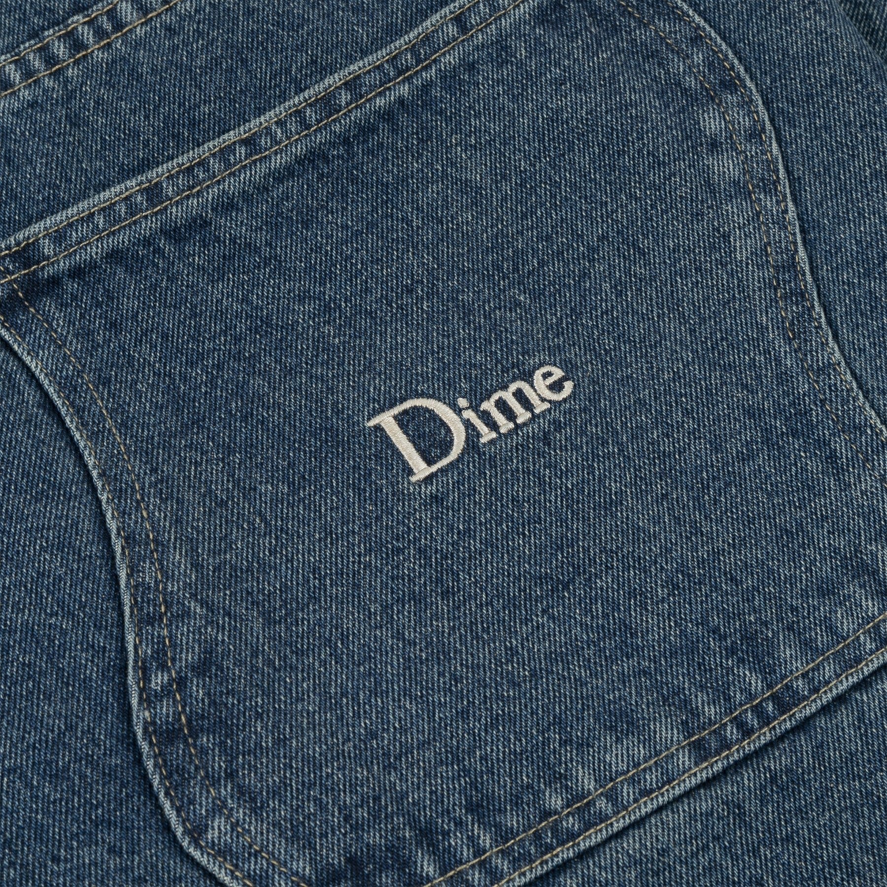 Dime Baggy Denim Pantalon - Lavé à La Pierre - Palm Isle Skateshop