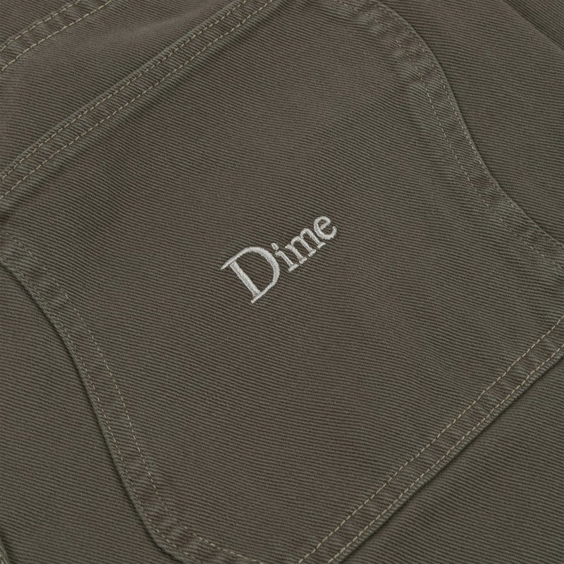 Dime Baggy Denim Pants - Military Washed - Palm Isle Skate Shop