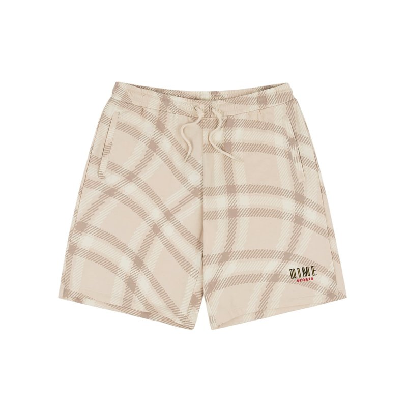 Dime Plaid Shorts - Cream