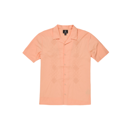 Volcom Baracostone Short Sleeve Shirt - Peach Bud