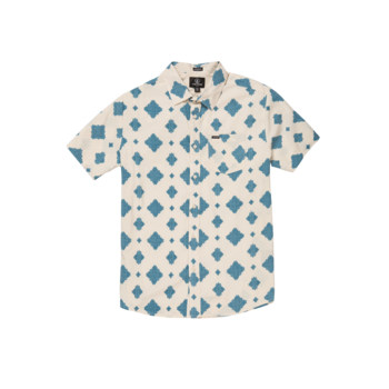 Volcom Grit Mandala Short Sleeve Shirt - Whitecap Grey