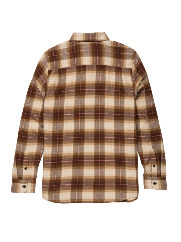 Volcom Kemostone Flannel Long Sleeve Shirt - Rubber