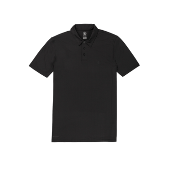 Volcom Hazard Pro Polo Short Sleeve Shirt - Black