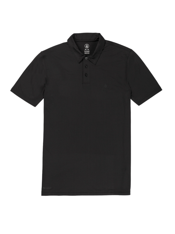 Volcom Hazard Pro Polo Short Sleeve Shirt - Black