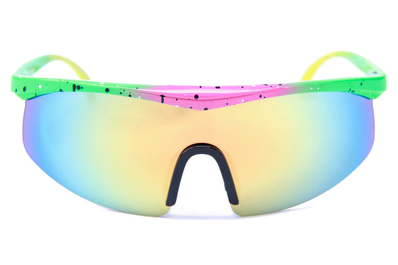 Happy Hour Fire Birds Sunglasses - 80's Sunrise Splatter/Redmond/Catch Surf Colab