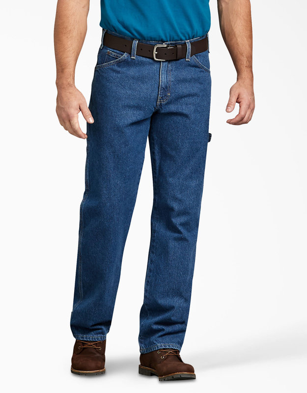 Dickies Carpenter Denim Jeans - Stonewashed Indigo Blue (SNB)