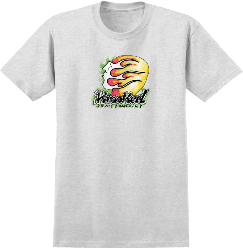 Krooked Gastown T-Shirt - Gris Cendré