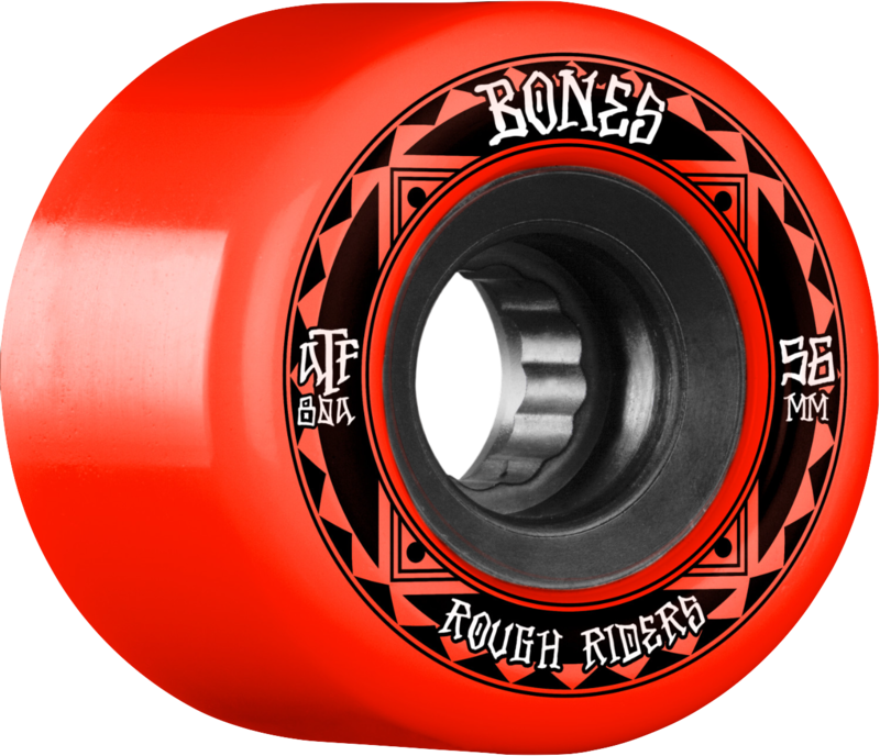 Bones ATF Rough Rider Runners 80A Red - 56mm