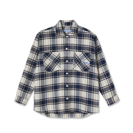 Polar Skate Co. Big Boy Flannel Shirt - Brown - Palm Isle Skate Shop