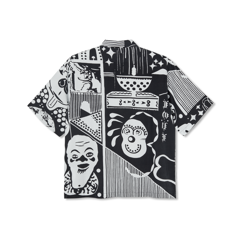 Polar Skate Co. Spiral Shirt - Black/White