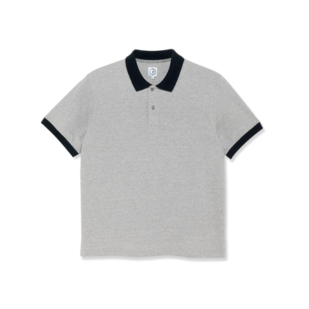 Dime Ceramic Polo Shirt - Deep Charcoal - Palm Isle Skate Shop