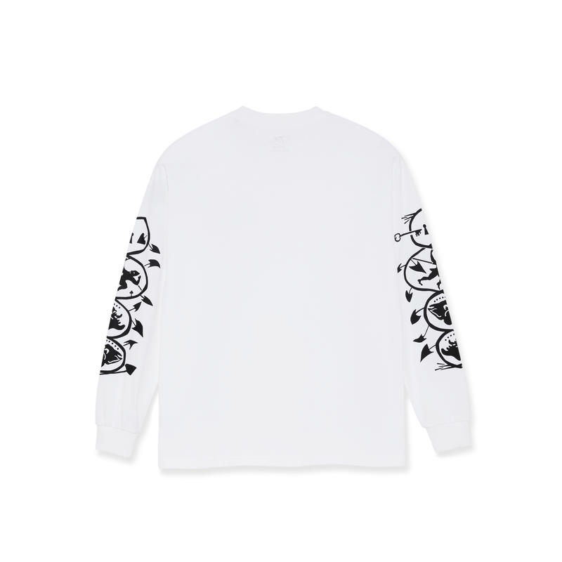 Polar Skate Co. Spiral T-Shirt M/L - Blanc