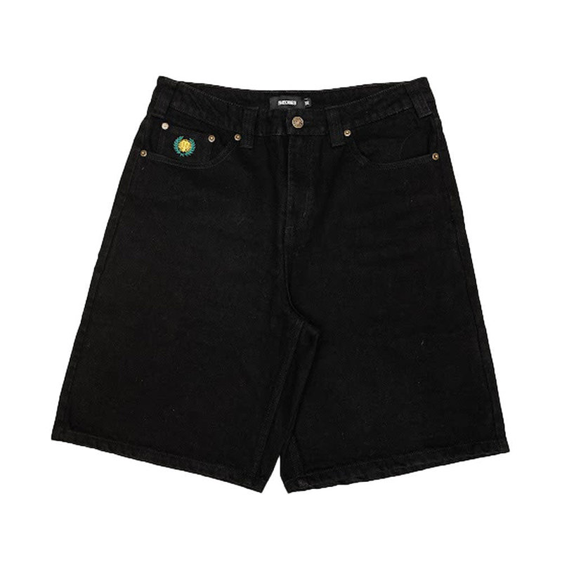 Theories Plaza Jeans Shorts - Black - Palm Isle Skate Shop