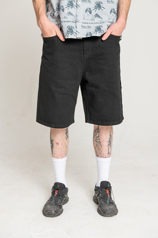 Theories Plaza Jeans Shorts - Noir