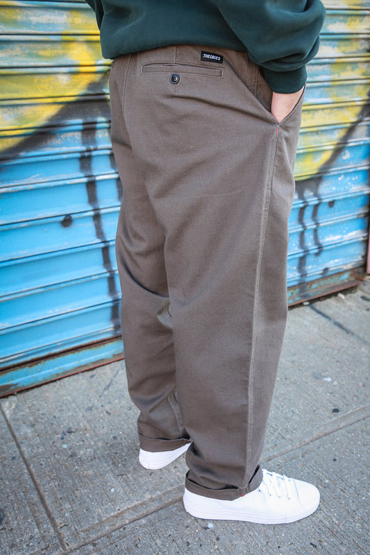 Theories Stamp Work Pant - Gravel