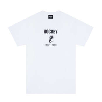 Hockey Heavy Rock Tee - White