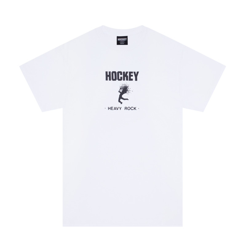 Hockey Heavy Rock T-Shirt - Blanc