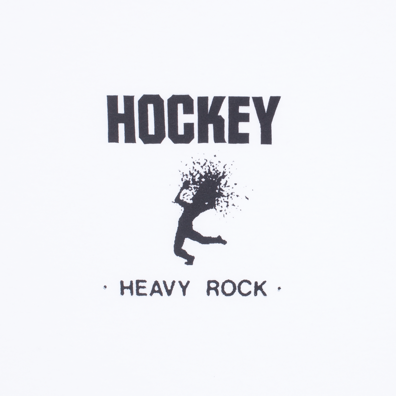 Hockey Heavy Rock T-Shirt - Blanc