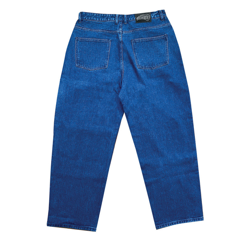 Frosted Wavy Pants - Strong Blue