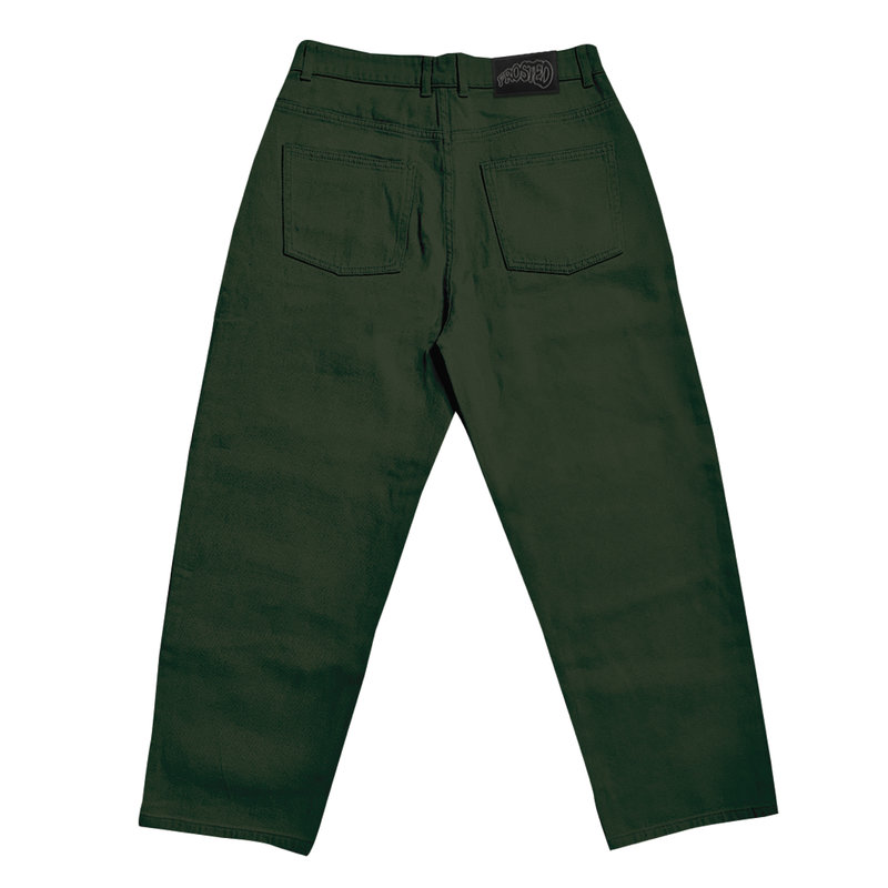 Frosted Wavy Pants - Army Green