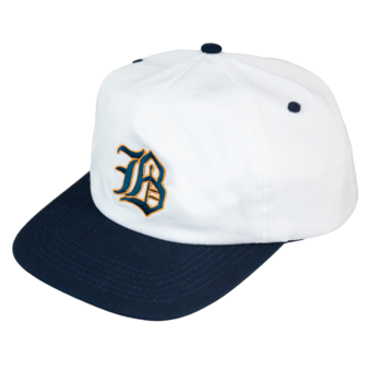 Baker Big B Snapback - White/Navy