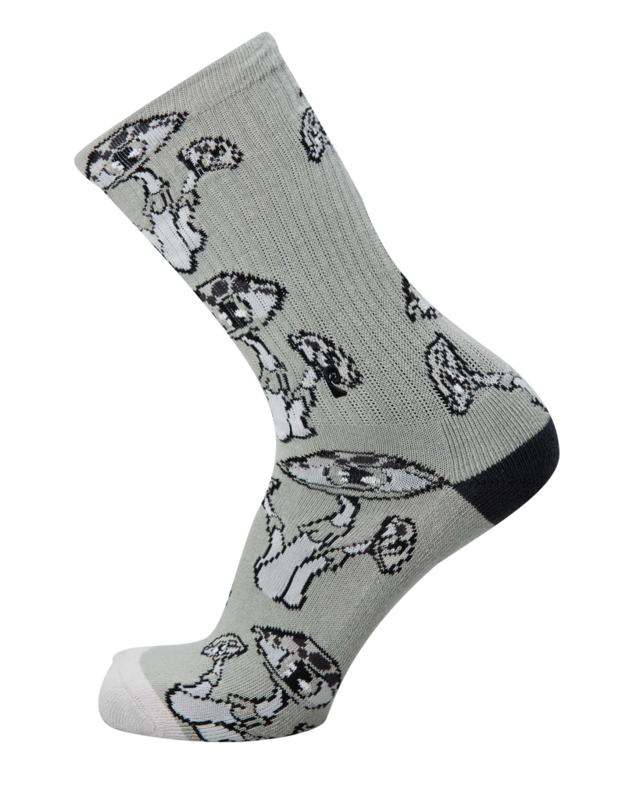 Psockadelic All Seeing Shroom Psocks - Grey